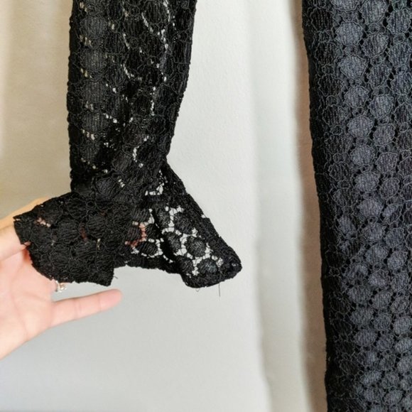 foxiedox Black Long Sleeve Dress Small - Picture 4 of 7